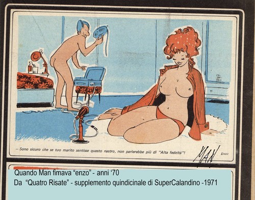 Cartoon: enzo di Man 1971 (medium) by Enzo Maneglia Man tagged anni70,man,maneglia,enzo,supercalandino,quattrorisate