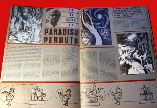 Cartoon: Maneglia illustra Pittigrilli (medium) by Enzo Maneglia Man tagged periodicoumoristico,bertoldo,pitigrilli