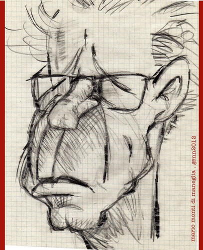 Cartoon: Mario Monti Presidente (medium) by Enzo Maneglia Man tagged monti,presidente