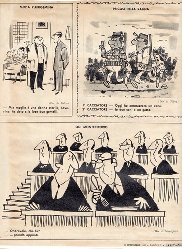 Cartoon: Montecitorio di Man 1963 (medium) by Enzo Maneglia Man tagged travaso,1963
