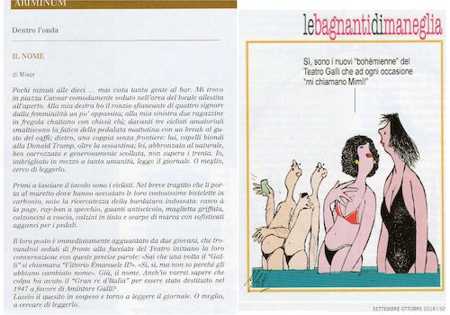 Cartoon: Teatro Galli Rimini (medium) by Enzo Maneglia Man tagged vignette,umorismo,grafico,ariminum,teatro,galli,enzo,maneglia,man