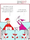 Cartoon: 2016 2017 buon anno (small) by Enzo Maneglia Man tagged cassonettari,vignetta,spilli,di,man,maneglia,fighillearte