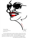 Cartoon: Anna Oxa cantante (small) by Enzo Maneglia Man tagged caricature,anna,oxa,cantante,ritratti