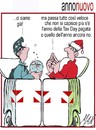 Cartoon: anno nuovo 2015 (small) by Enzo Maneglia Man tagged cassonettari,man,maneglia,fighillearte