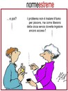 Cartoon: fumo estremo (small) by Enzo Maneglia Man tagged cassonettari,man,maneglia,fighillearte