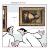 Cartoon: installazioni Gioconde (small) by Enzo Maneglia Man tagged vignette,umorismo,grafico,fighillearte,piccolomuseo,fighille,ita