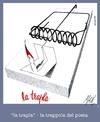 Cartoon: la trappola del poeta (small) by Enzo Maneglia Man tagged eugenio,pazzini,poeta,romagnolo