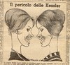 Cartoon: Le Kessler -1961 (small) by Enzo Maneglia Man tagged gemelle,kessler