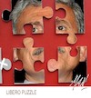 Cartoon: Libero puzzle (small) by Enzo Maneglia Man tagged foto,fotografia,espressionista,surrealista,man,maneglia,fighillearte