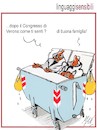 Cartoon: limguaggi sensibili (small) by Enzo Maneglia Man tagged vignette,tavole,umoristiche,cassonettari,satira,congressi,mondiali,famiglie,verona,fighillearte,man