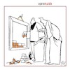 Cartoon: opere murate (small) by Enzo Maneglia Man tagged vignette,spilli,umorismo,grafico,fighillearte,piccolomuseo,palazzo,tani,fighille,ita
