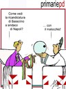 Cartoon: primarie PD napoletane (small) by Enzo Maneglia Man tagged cassonettari,man,fighillearte