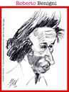 Cartoon: Roberto Benigni (small) by Enzo Maneglia Man tagged caricar