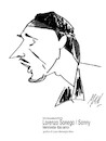 Cartoon: Sonego Lorenzo tennista (small) by Enzo Maneglia Man tagged caricature,ritratti,sport,tennis,sonego