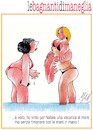 Cartoon: vacanze natalizie (small) by Enzo Maneglia Man tagged bagnanti,maneglia,man,ariminum,rimini