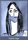 Cartoon: Virginia Raggi (small) by Enzo Maneglia Man tagged caricatura,virginia,raggi,politica,m5s