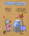 Cartoon: Antimaterie gewünscht? (small) by rene tagged antimaterie,einkaufen,laden,geschäfte,theke,supermarkt,aliens,ausserirdische,hausfrau