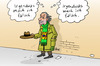 Cartoon: Der Bettler (small) by rene tagged bettler,spende,hut