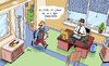 Cartoon: Ein Fax kommt (small) by rene tagged büro,office,fax,lehrling,kleenex