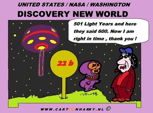 Cartoon: A New World (medium) by cartoonharry tagged lightyear,new,world,cartoon,cartoonist,cartoonharry,nasa,usa,dutch,toonpool
