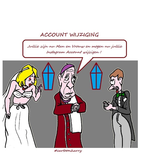 Cartoon: Account Wijziging (medium) by cartoonharry tagged wijziging,cartoonharry