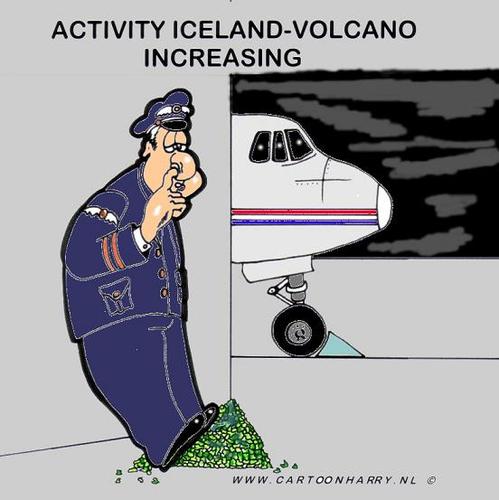 Cartoon: Activity Iceland-Volcano (medium) by cartoonharry tagged volcano,iceland,activity,cartoonharry