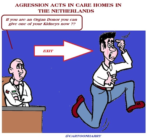Cartoon: Agression (medium) by cartoonharry tagged agression,cartoonharry