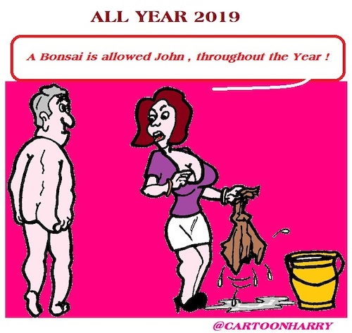 Cartoon: All Year (medium) by cartoonharry tagged allyear2019,cartoonharry