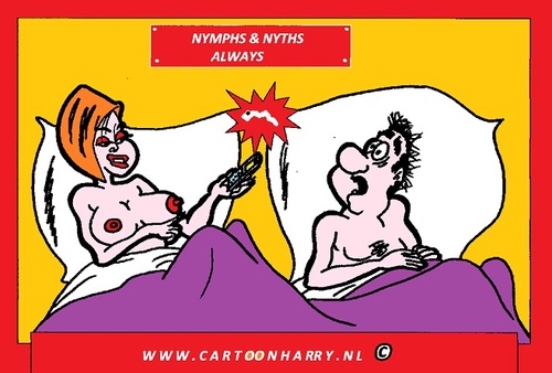 Cartoon: Always (medium) by cartoonharry tagged nymph,nyth,girl,sexy,erotic,cartoonharry,toonpool