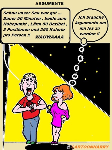 Cartoon: Argumente (medium) by cartoonharry tagged argumente,date