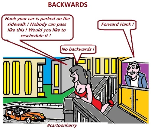 Cartoon: Backwards (medium) by cartoonharry tagged backwards,cartoonharry