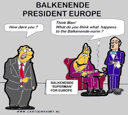 Cartoon: Balkenende President Europe (medium) by cartoonharry tagged cartoonharry,cartoon,kidding,balkende,president,europe