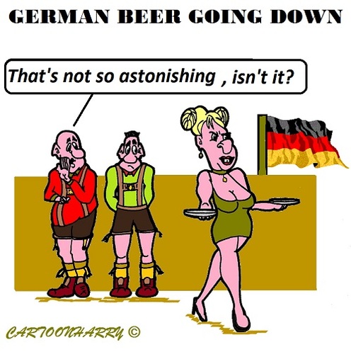 Cartoon: Beer and Germans (medium) by cartoonharry tagged beer,german,service,ugly,cartoons,cartoonists,cartoonharry,dutch,toonpool