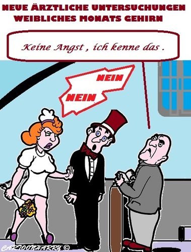 Cartoon: Bekannt (medium) by cartoonharry tagged gehirn,frauen,bekannt