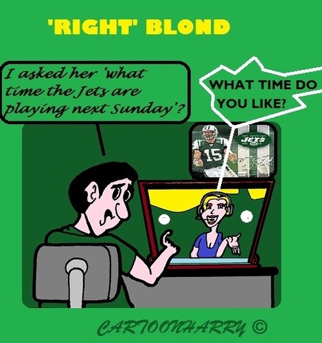 Cartoon: Blond (medium) by cartoonharry tagged jets,blond,time