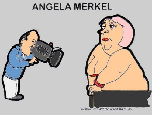 Cartoon: Boobs Vision Merkel (medium) by cartoonharry tagged angela