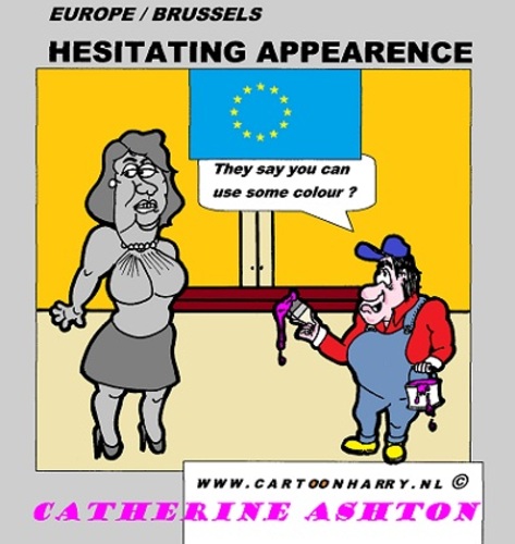 Cartoon: Catherine Ashton (medium) by cartoonharry tagged catherineashton,colourfull,eu,paint,cartoon,comic,comics,comix,artist,art,arts,drawing,brussels,cartoonist,cartoonharry,dutch,toonpool,toonsup,facebook,hyves,linkedin,buurtlink,deviantart