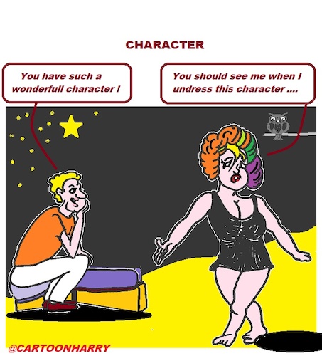 Cartoon: Character (medium) by cartoonharry tagged character