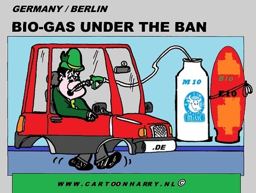 Cartoon: E10 Bio (medium) by cartoonharry tagged car,auto,e10,ban,milk,milch,cartoon,comic,comics,comix,artist,art,arts,drawing,cartoonist,cartoonharry,dutch,germany,deutschland,toonpool,toonsup,facebook,hyves,linkedin,buurtlink,deviantart