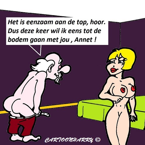 Cartoon: Eenzaam (medium) by cartoonharry tagged cartoon,direkteur,boven,eenzaam,cartoonist,cartoonharry,dutch,toonpool