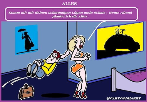 Cartoon: Einmal (medium) by cartoonharry tagged einmal,alles