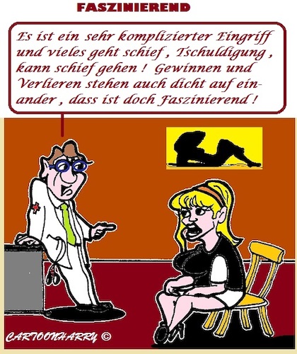 Cartoon: Faszination (medium) by cartoonharry tagged faszination,krankenhaus,arzt