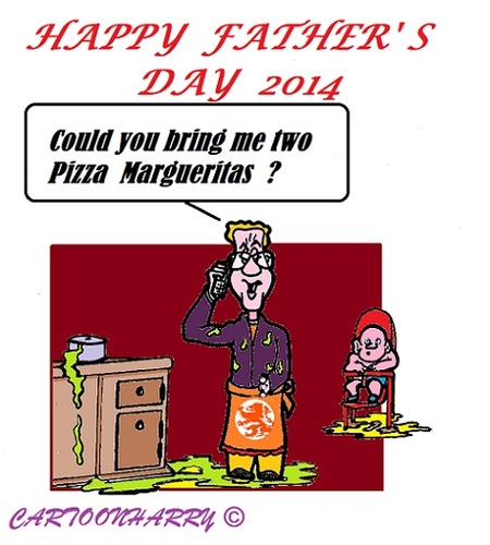 Cartoon: FathersDay 2014 (medium) by cartoonharry tagged fathersday,2014