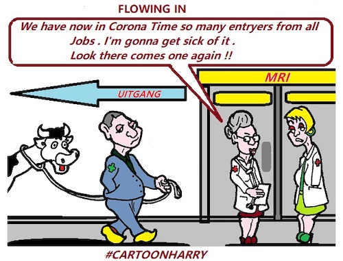 Cartoon: Flowing In (medium) by cartoonharry tagged flowingin,cartoonharry,corona