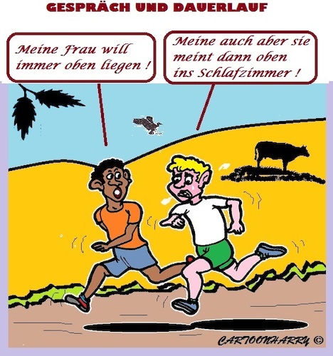 Cartoon: Ganz Oben (medium) by cartoonharry tagged treppe,oben