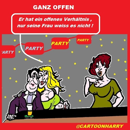 Cartoon: Ganz Offen (medium) by cartoonharry tagged offen,verhältnis