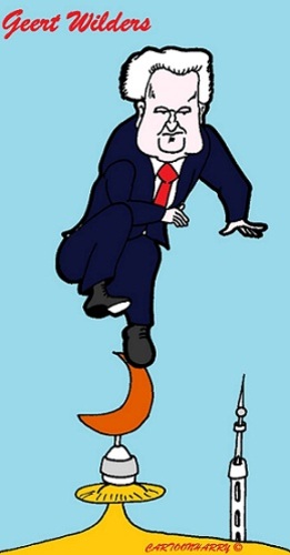 Cartoon: Geert Wilders (medium) by cartoonharry tagged pvv,wilders,nederland,holland,karikatuur,toonpool