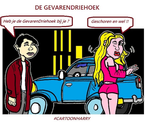 Cartoon: Gevarendriehoek (medium) by cartoonharry tagged gevarendriehoek,cartoonharry