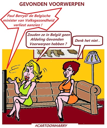 Cartoon: Gevonden Voorwerpen (medium) by cartoonharry tagged cartoonharry,belgie,gevonden,voorwerpen
