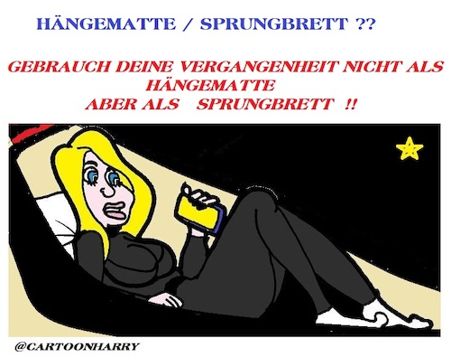 Cartoon: Hängematte  Sprungbrett (medium) by cartoonharry tagged hängematte,sprungbrett,cartoonharry